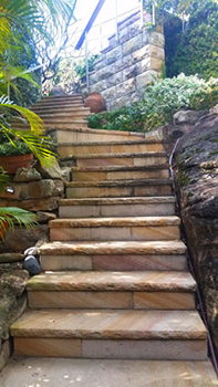sandstone stairs mona vale